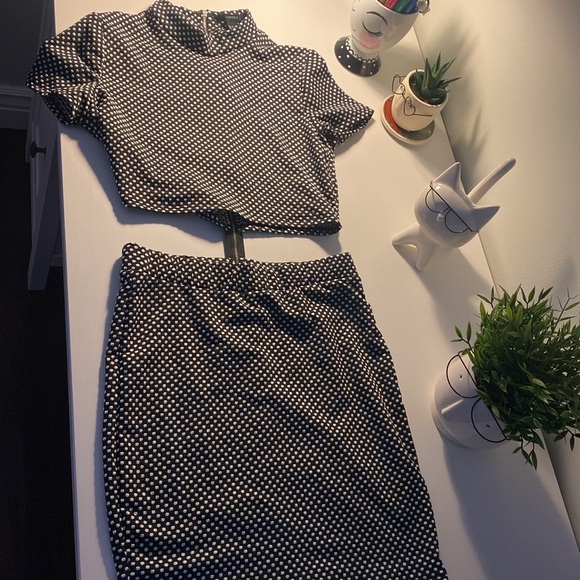 Forever 21 black and white polka dot dress - Picture 3 of 5